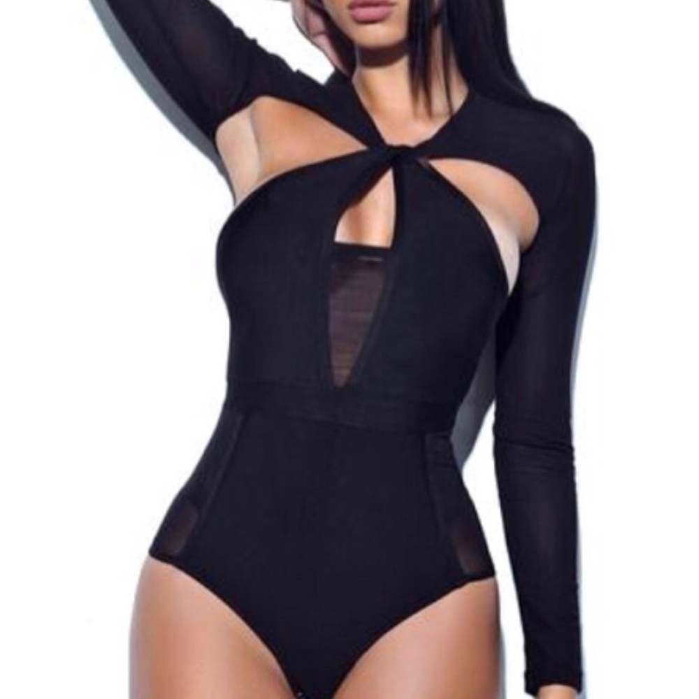 Hope Bandage Sheer BodySuit